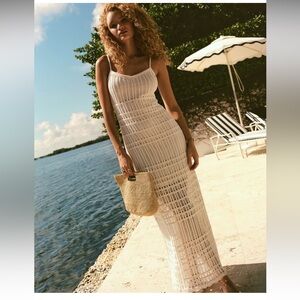 Abercrombie Crochet-Style Maxi Dress